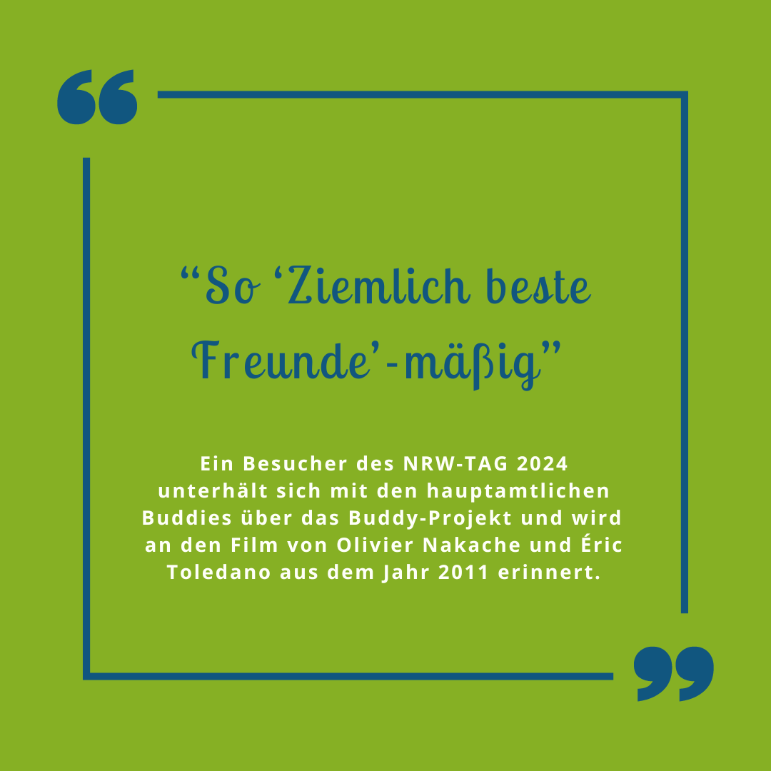 Buddy-Projekt beim NRW- und Kölner Ehrenamtstag
